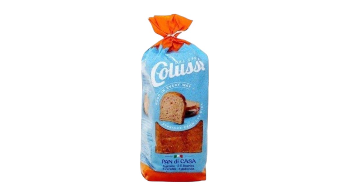 Colussi Chléb toustový tmavý pětizrnný, 400 g