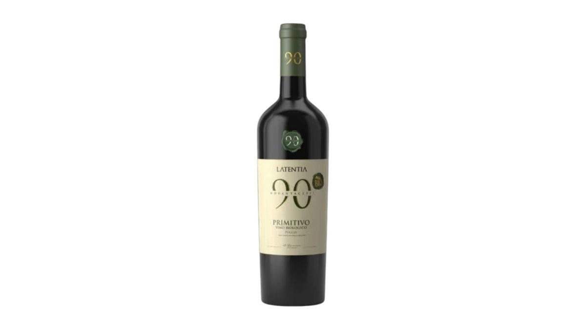 🇮🇹 Latentia 90 Primitivo IGP Bio červené suché víno, 0,75 l