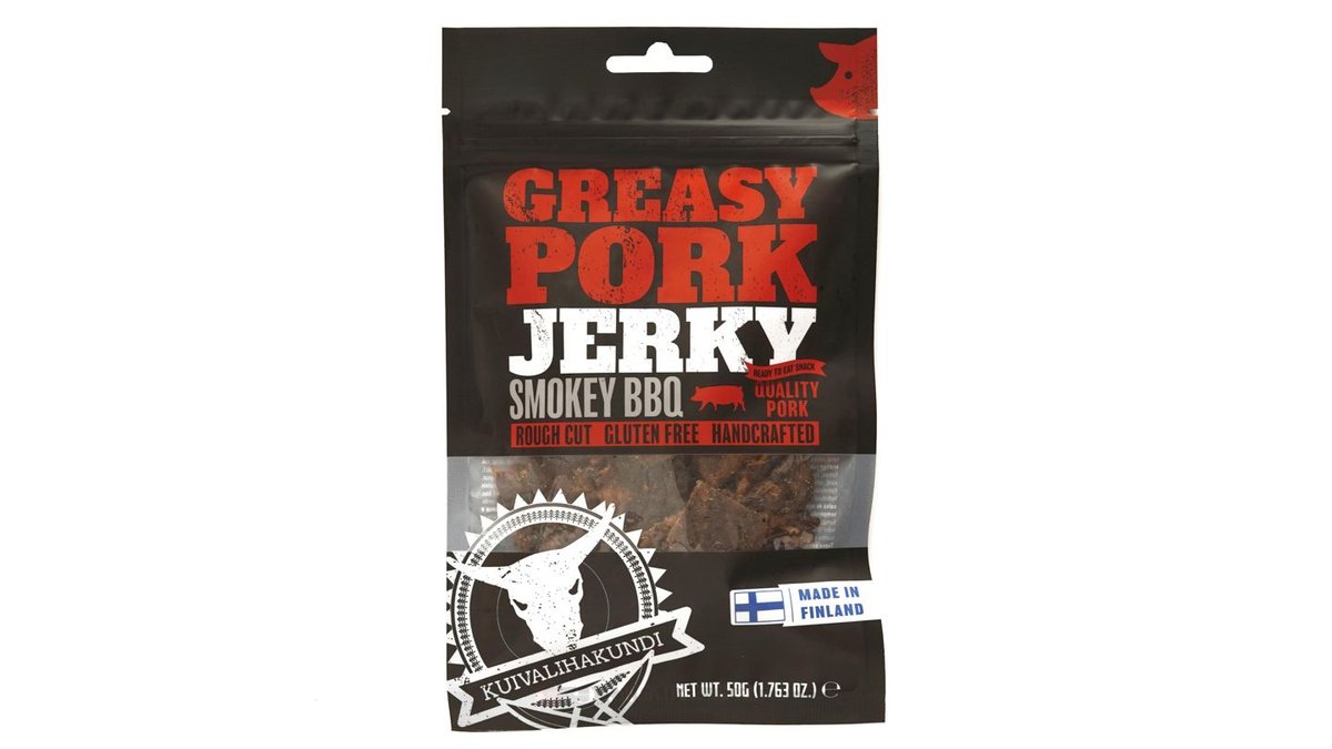 Kuivalihakundi Greasy Pork Smoky BBQ 50g