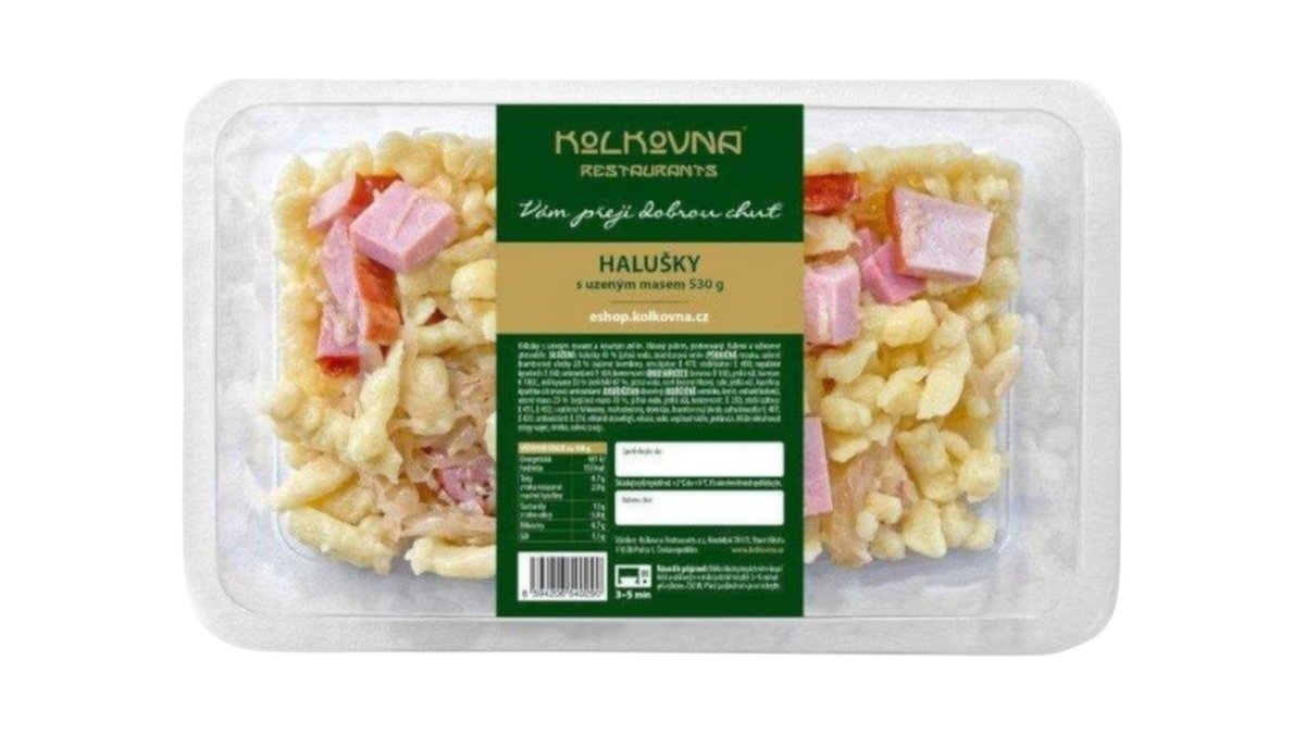 Kolkovna Halušky s uzeným masem, 530 g