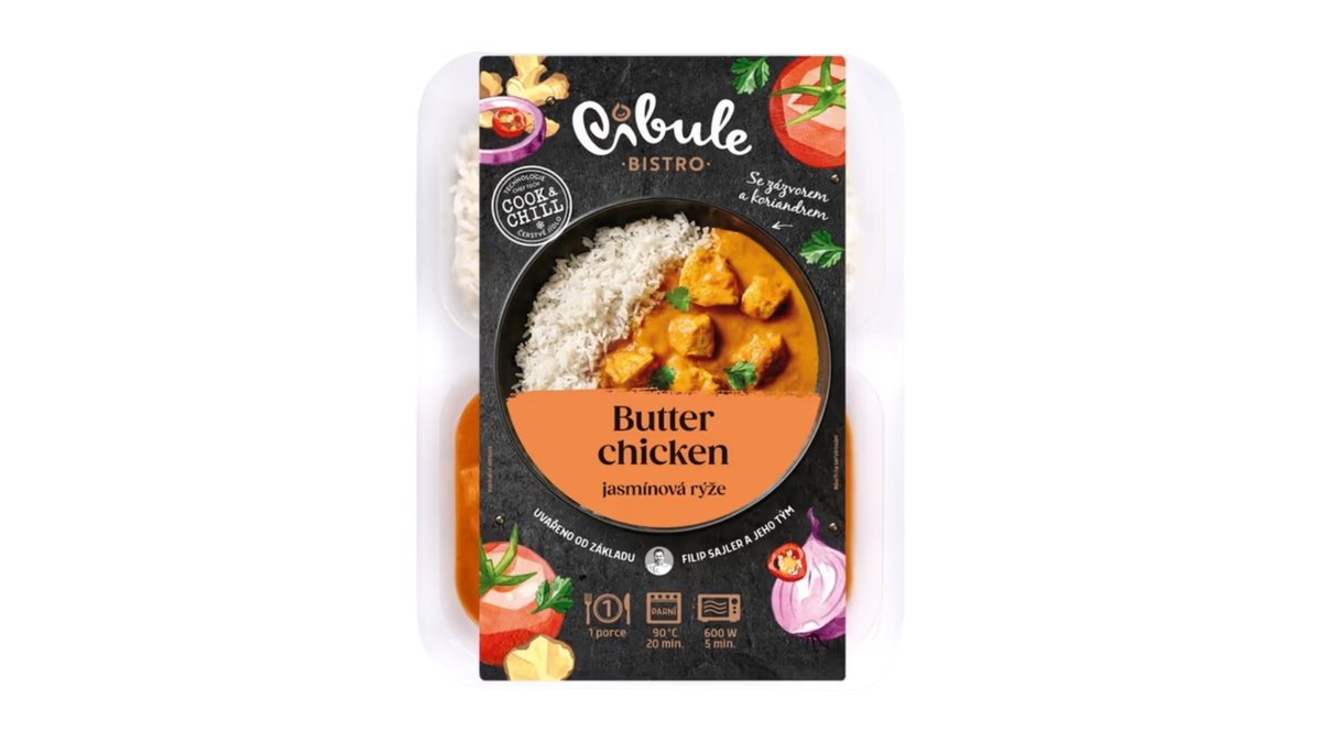 Cibule Bistro Butter chicken, jasmínová rýže, 400 g