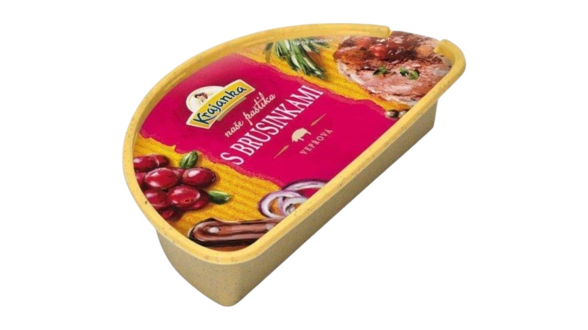 Krajanka paštika s brusinkami, 100 g