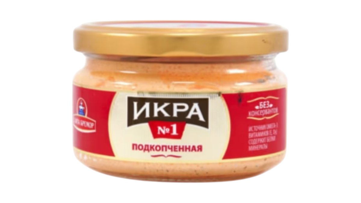 Икра мойвы №3 подкопчённая «Санта Бремор»