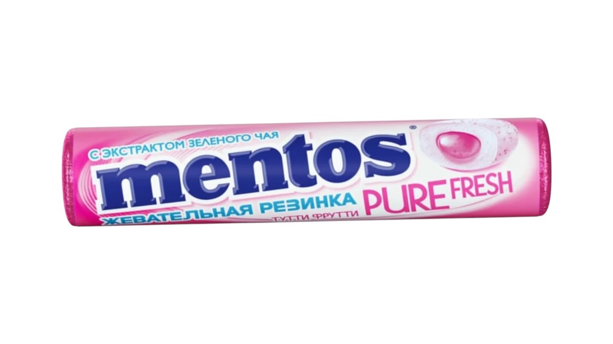 Жевательная резинка Mentos Тутти-фрутти 15,5 г