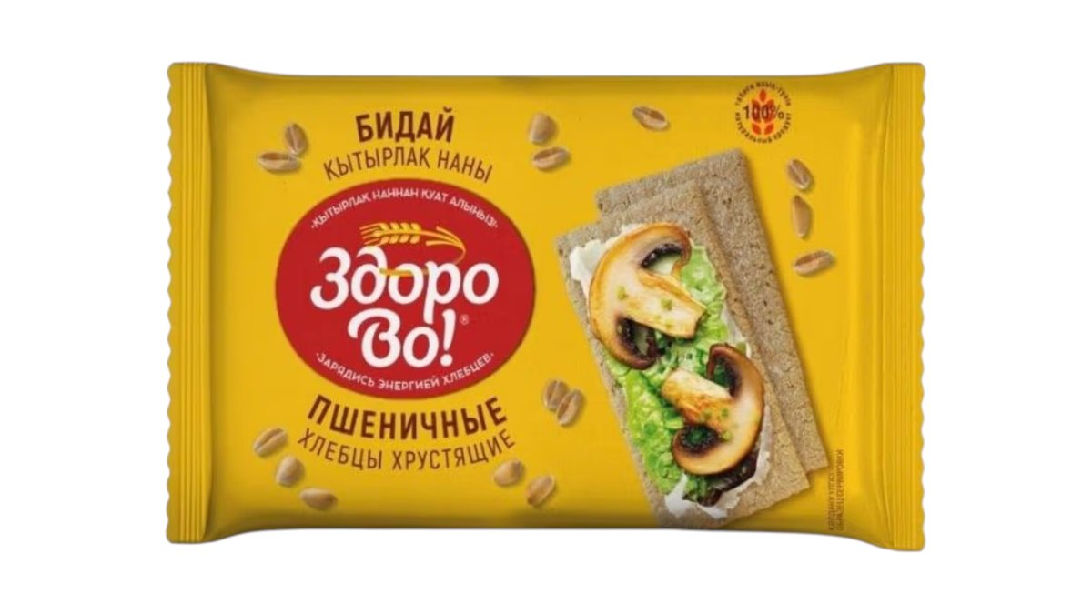 Хлебцы здорово! пшеничные с отрубями 70 г пак