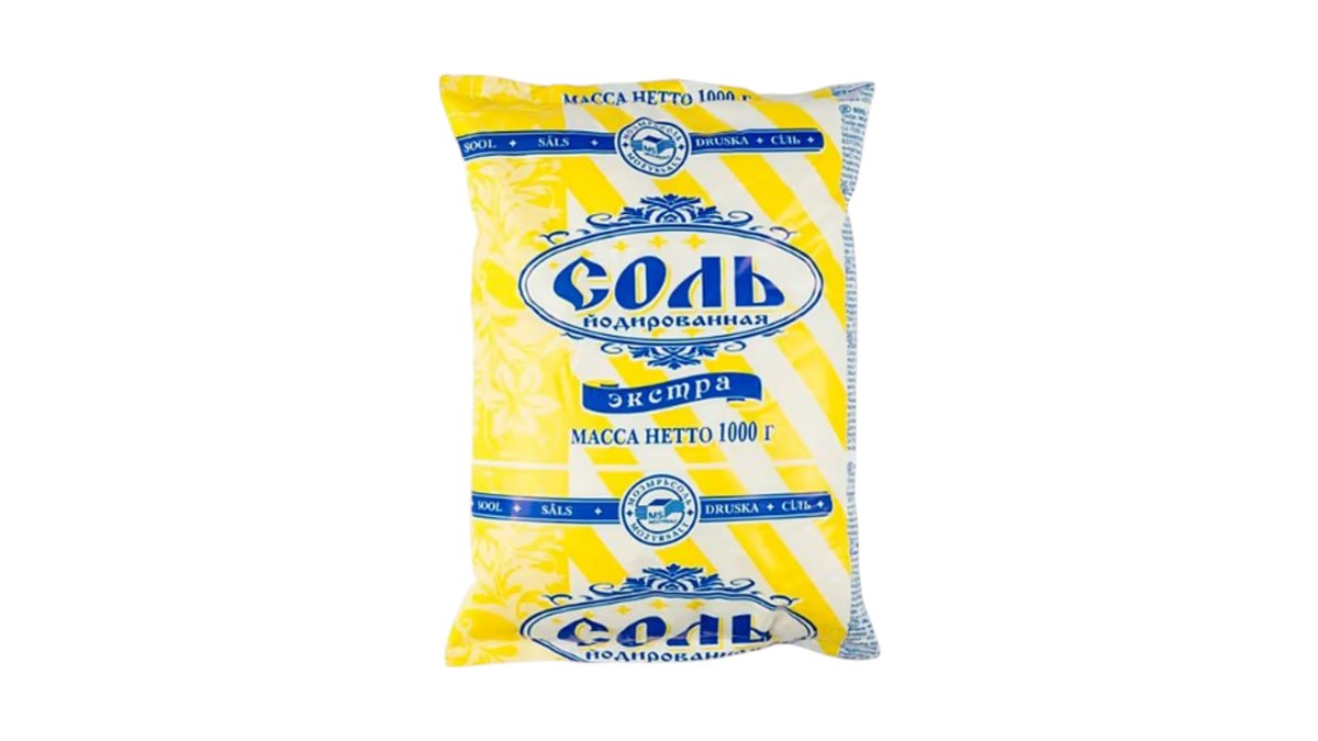 Соль МОЗЫРЬСОЛЬ Йодированная Экстра 1кг