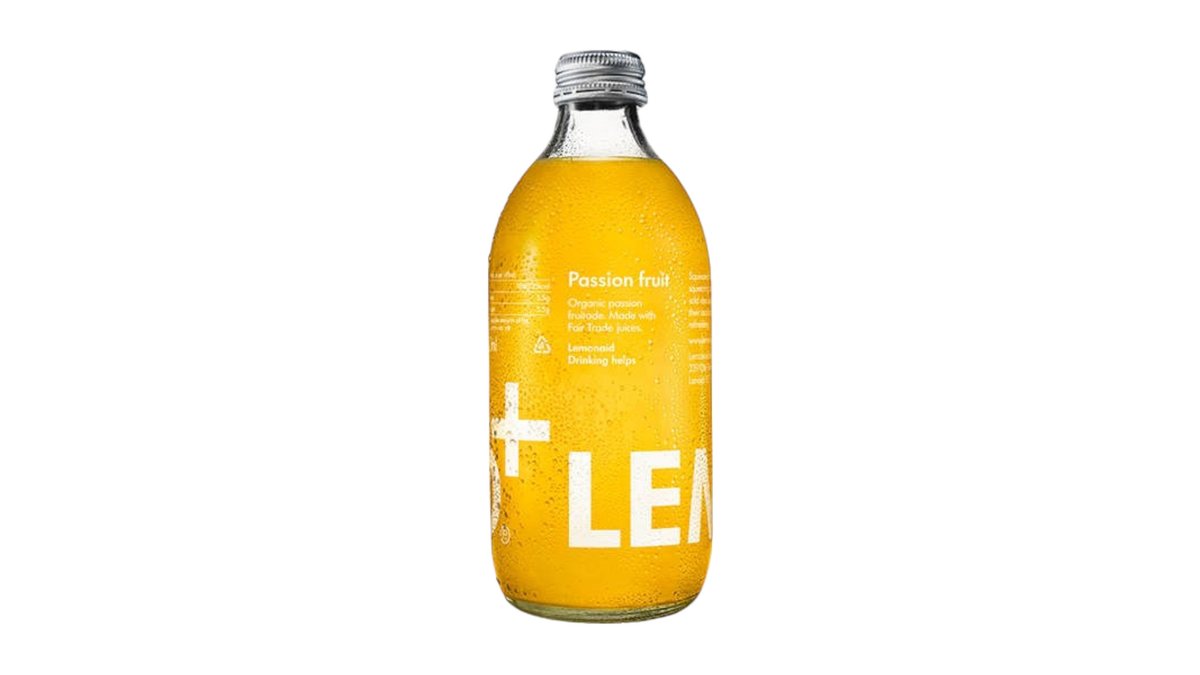 Lemonade m. passionsfrugt øko. Lemonaid 330 ml