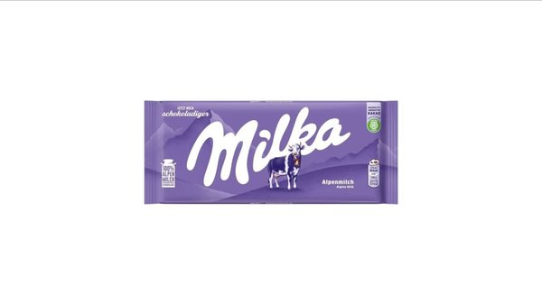 Milka Schokolade Zartschmelzend aus 100 % Alpenmilch, 100 g