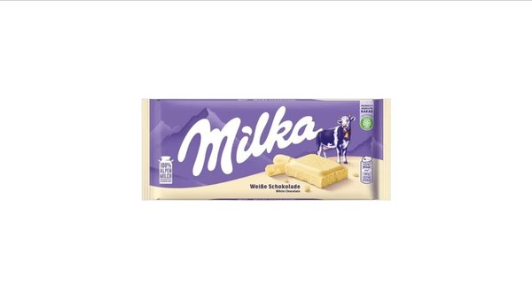 Milka Weisse Schokolade, 100 g