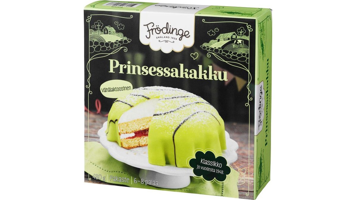 Frödinge prinsessakakku pakaste 480g