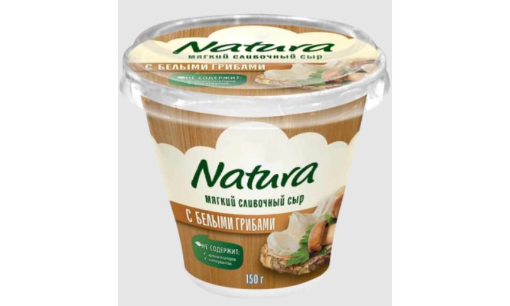 Сыр Arla Natura Творожный с белыми грибами 55% 150 г