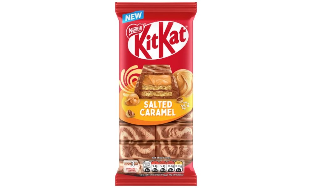 Батончик KIT KAТ Соленая карамель 99г м/у