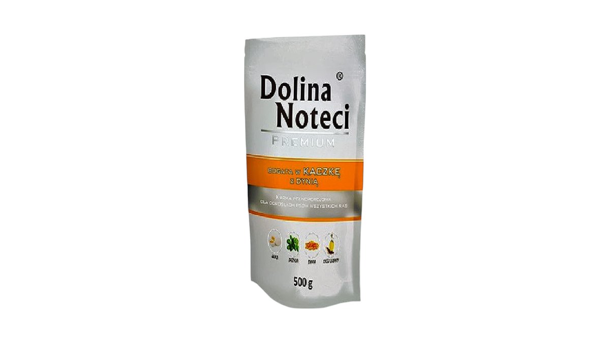 Karma dla psa kaczka z dynia 500g Dolina Noteci