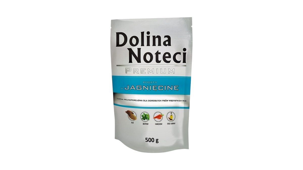 Karma dla psa jagnięcina 500g Dolina Noteci