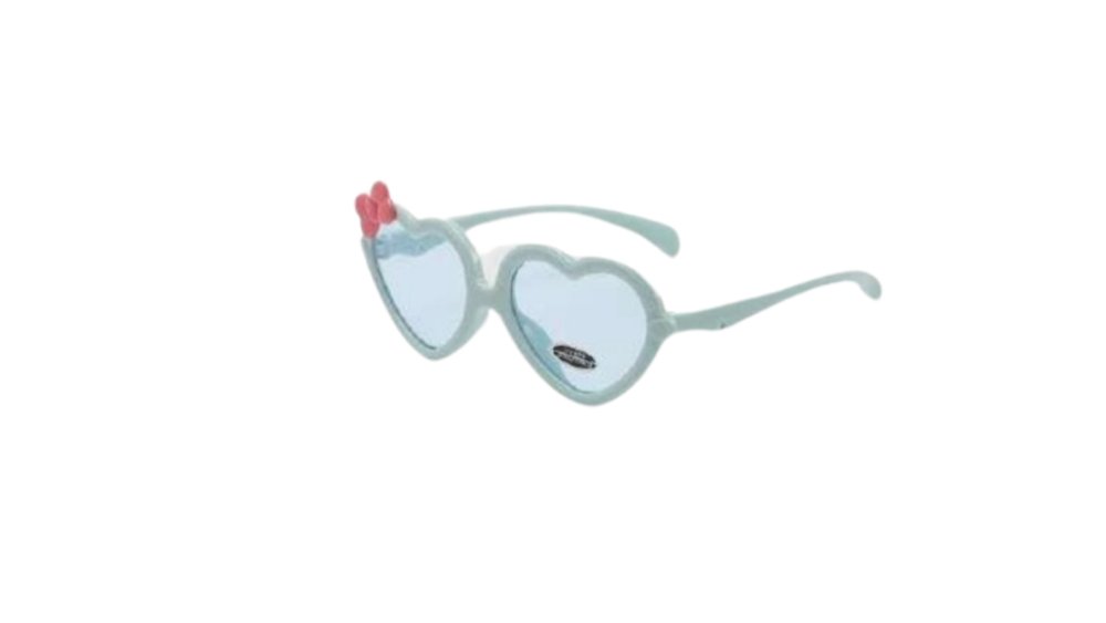 Kids sunglasses light blue hearts