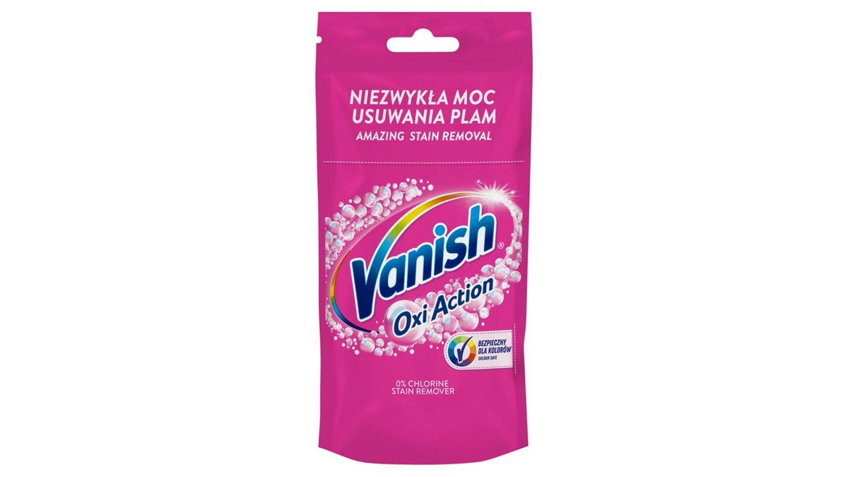 Vanish Oxi Action Odplamiacz do tkanin w płynie 100 ml