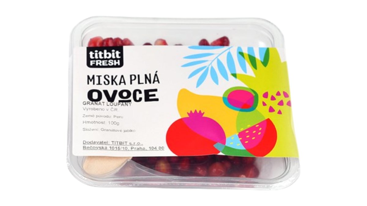 ** Titbit fresh Ovocný šalát lúpané granátové jablko, 100 g