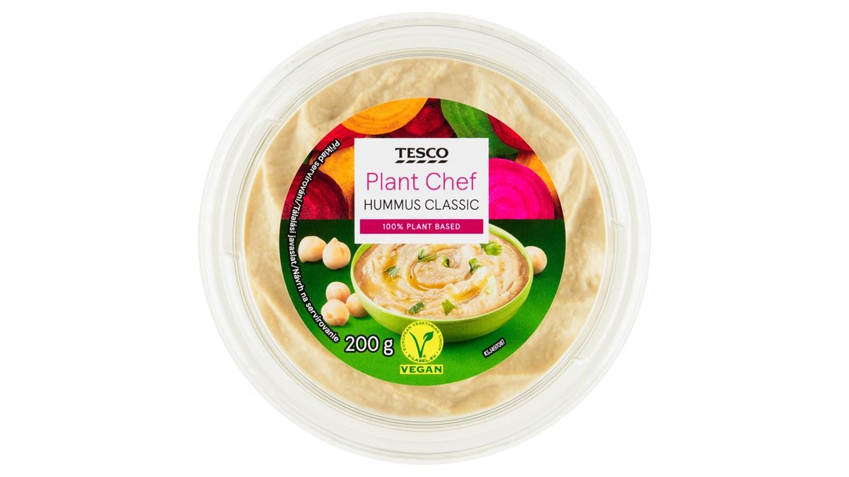Tesco Plant Chef Cícerovo-sezamová nátierka 200 g