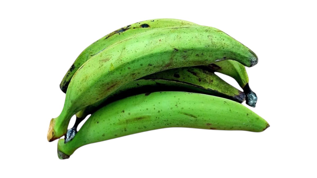 Fresh Green Raw Plantain 1Kg