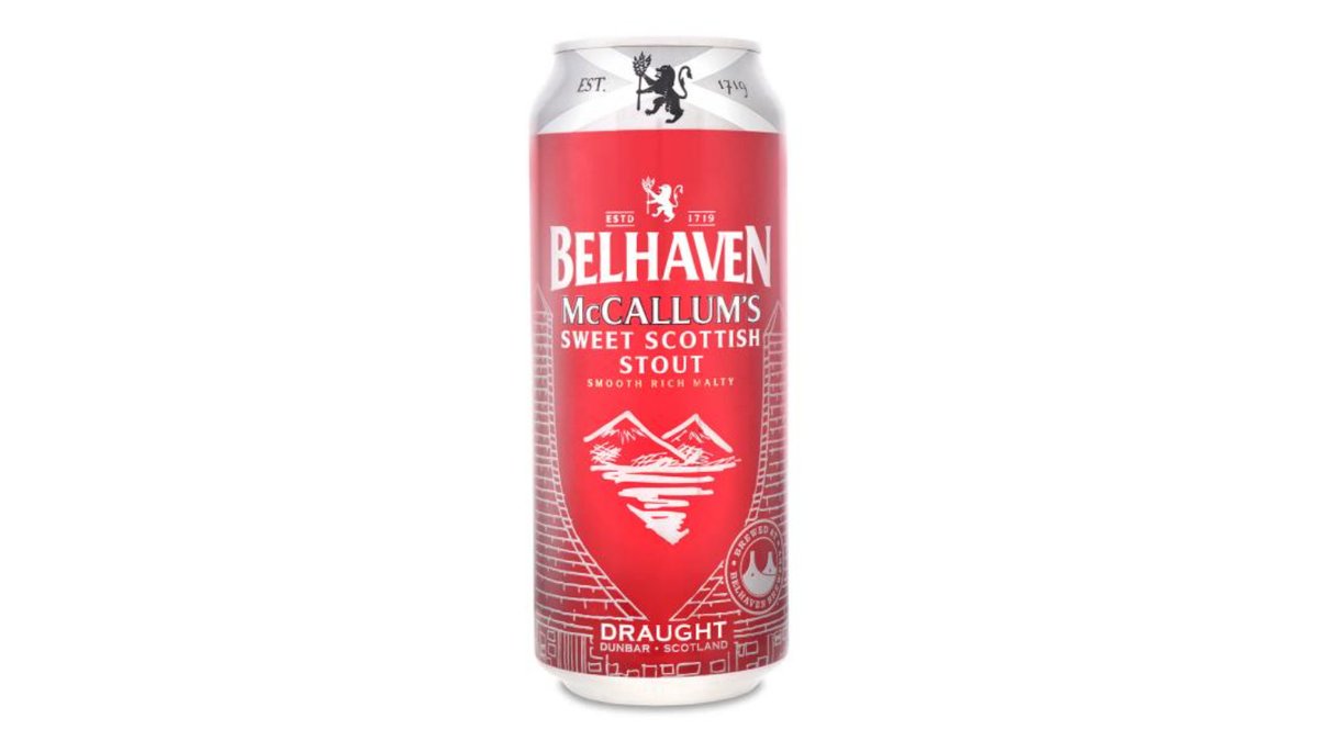 Пиво Belhaven McCallum's Stout темное 0,44 л