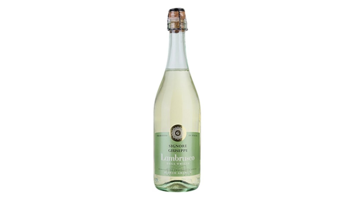 Вино Lambrusco Dell'Emilia Bianco белое полусладкое 0,75 л