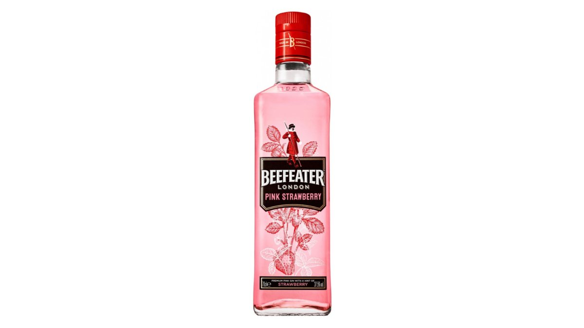 Джин BEEFEATER Pink Strawberry 37,5% 0,75л с/б