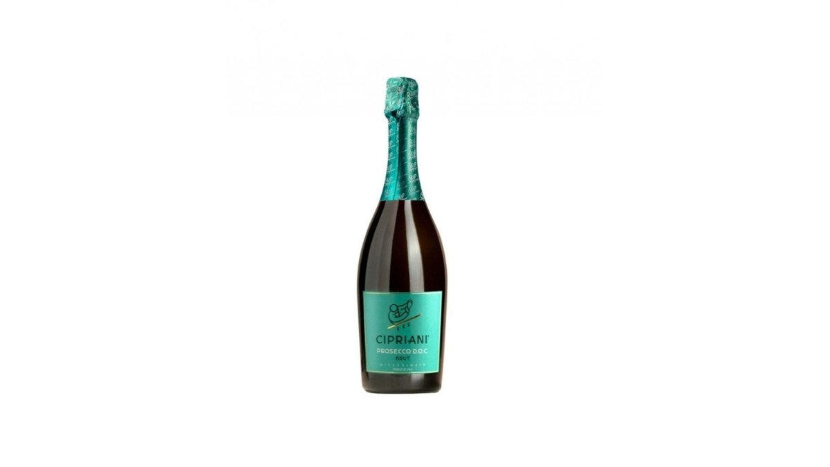 Вино игристое Cipriani Prosecco 12% белое 750мл