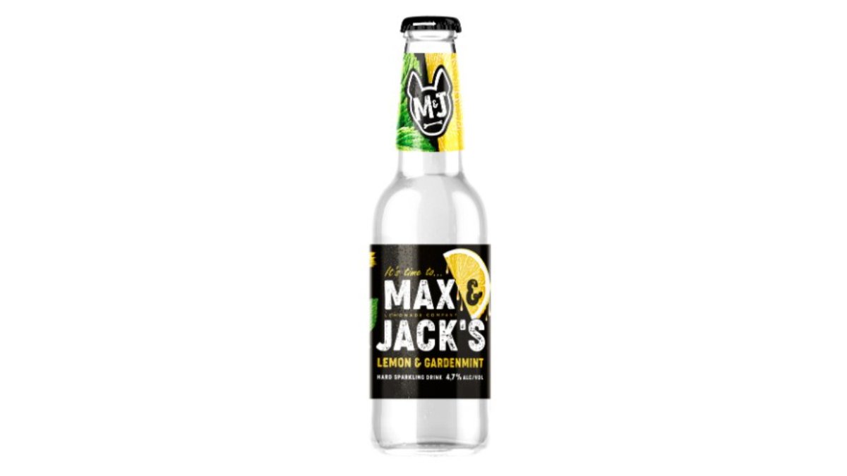 Напиток MAX JACKS Пивной Lemon Gardenmint 0,45л с/б