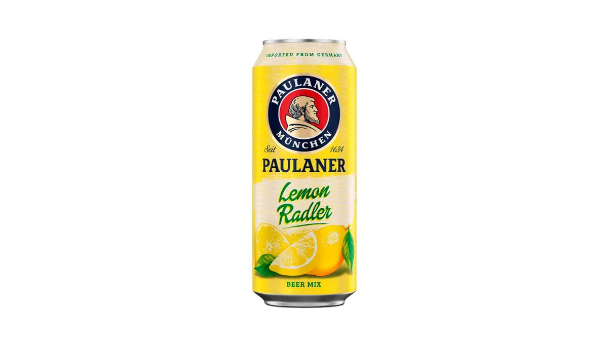 Напиток пивной Paulaner Lemon Radler 2,5% 500мл