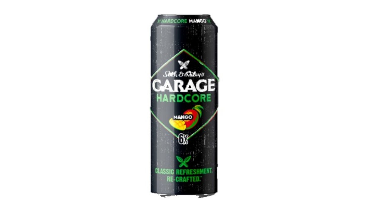 Напиток пивной S&R Garage hardcore mango 6% 430мл