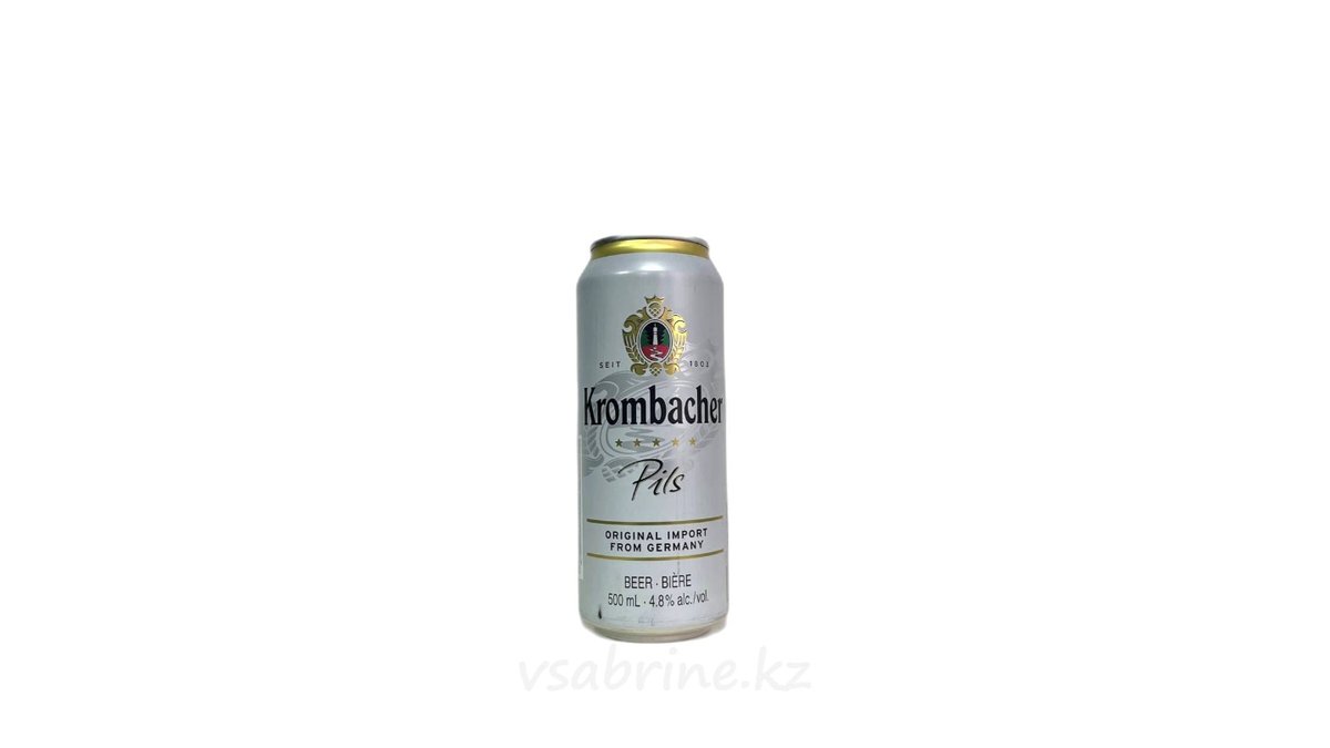 Пиво KROMBACHER Pils Светлое 0,5л ж/б
