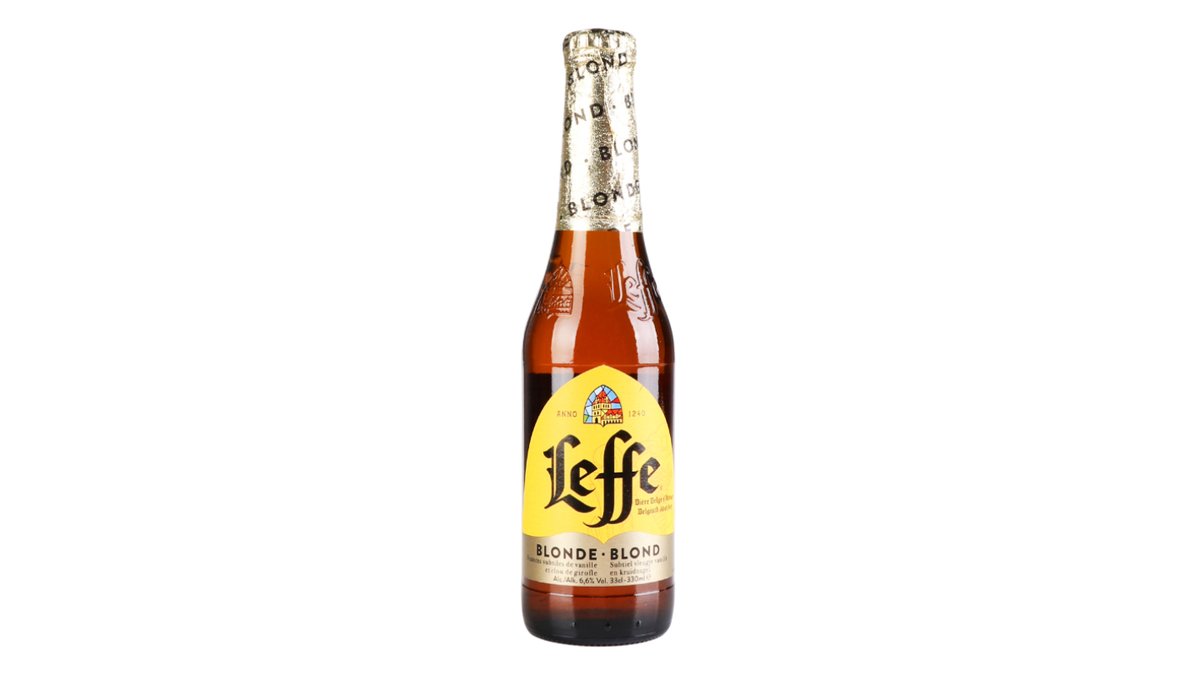 Пиво LEFFE Blonde Blond 6,6% 0,33л с/б