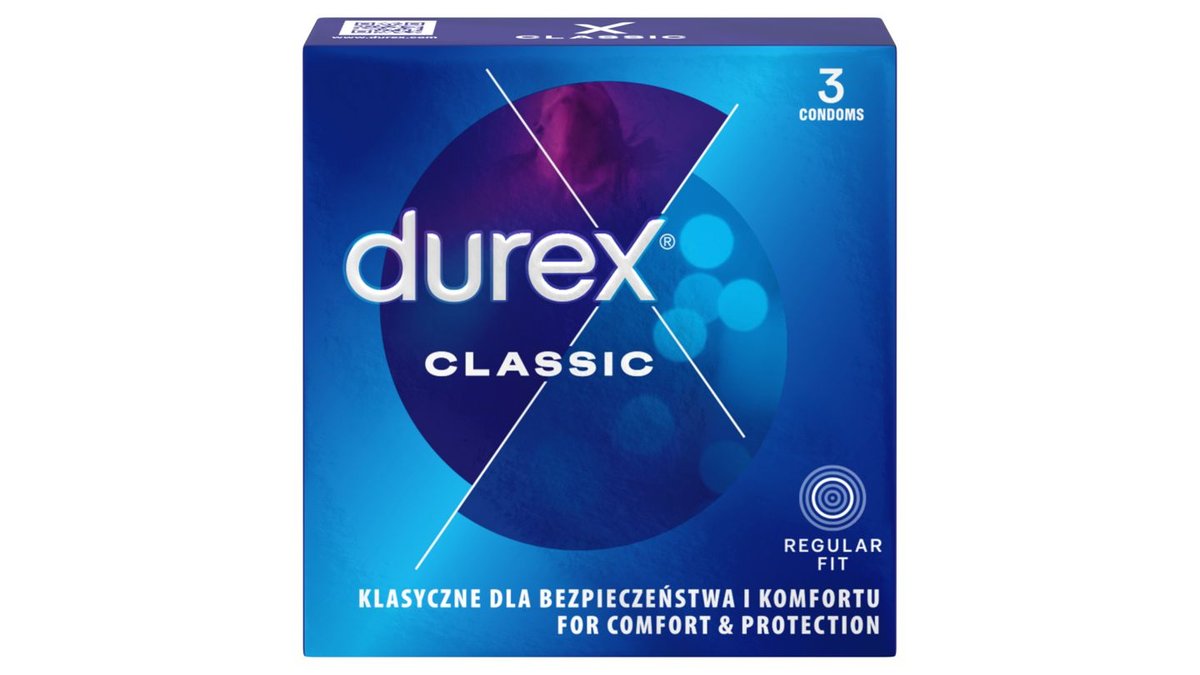 Durex Classic Prezerwatywy 3 szt.uki