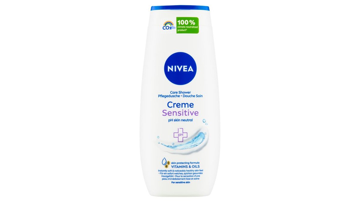 Nivea Creme Sensitive pečující sprchový gel 250ml