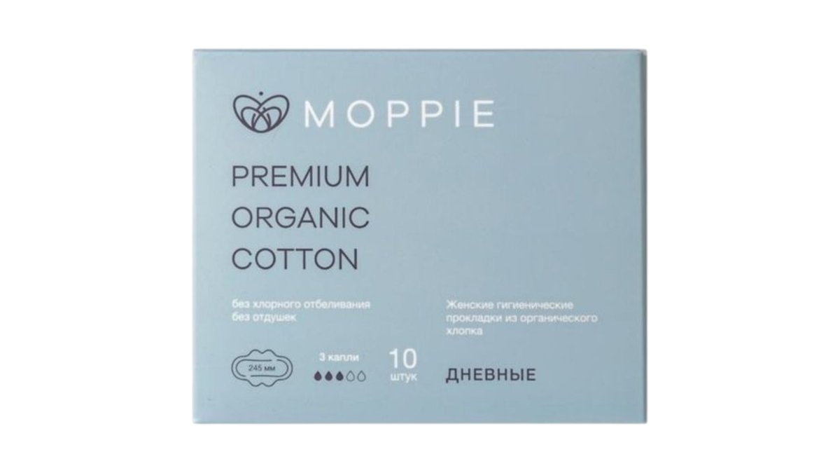 Прокладки Moppie дневные 10 шт