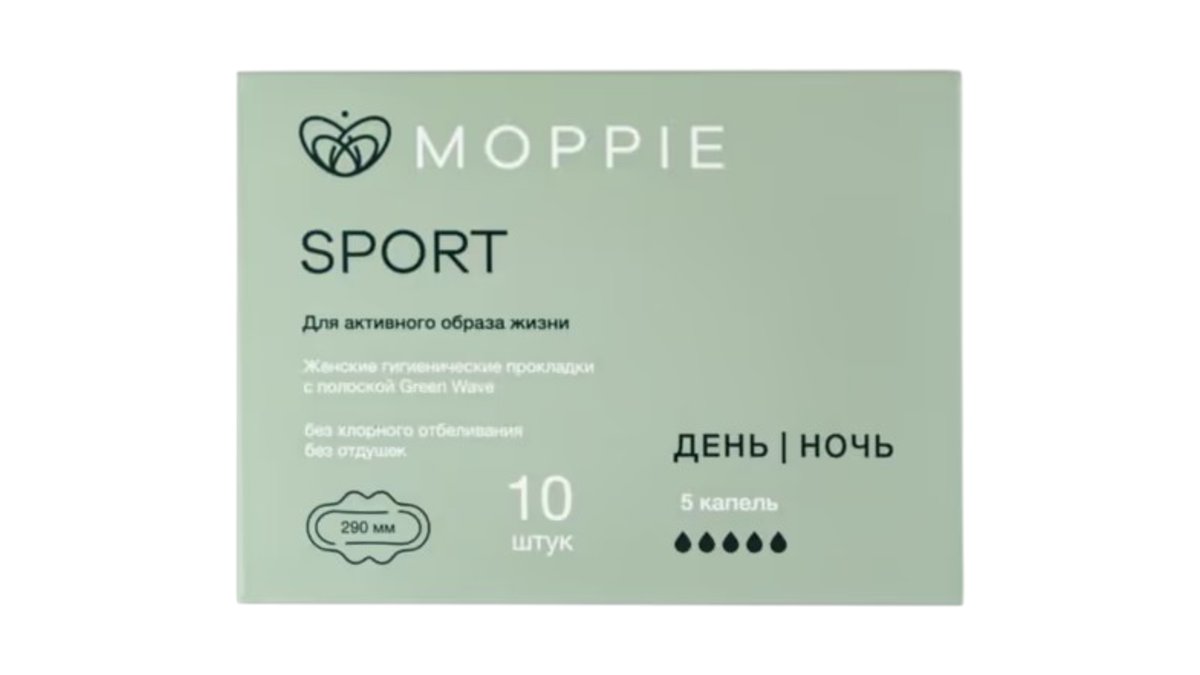 Прокладки Moppie день-ночь 10 шт