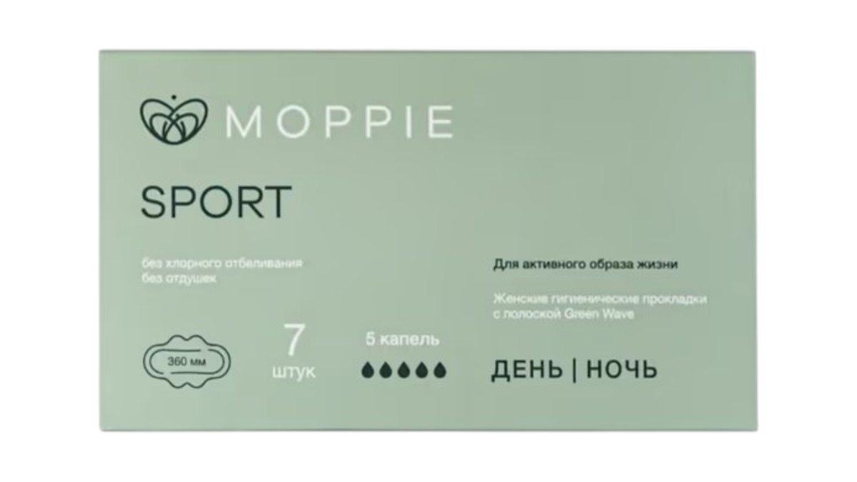 Прокладки Moppie день-ночь 7 шт
