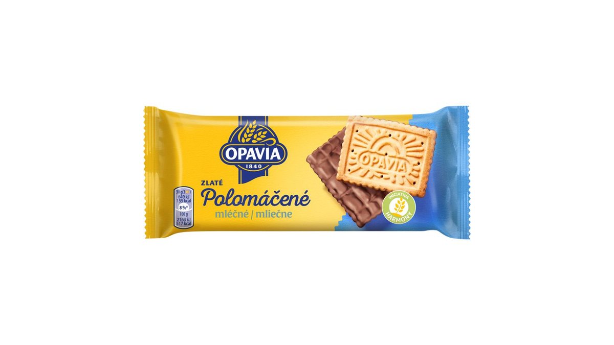 Opavia Sušienky Zlaté Polomáčené Mliečne 100 G