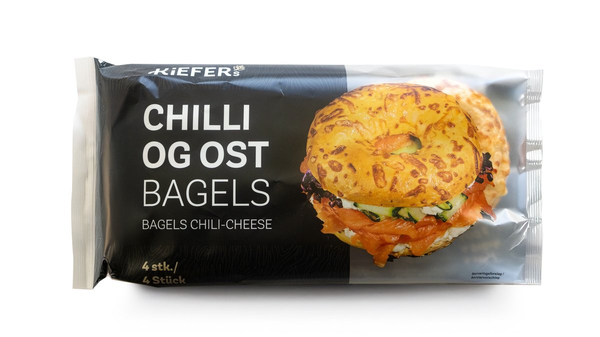 Bagel Bakery Bagel chili og ost 400 g