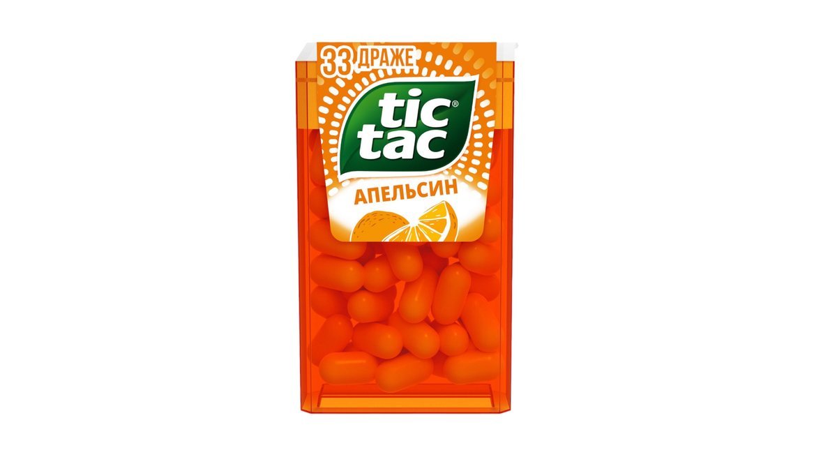 Драже TIC TAC Апельсин 16г п/у