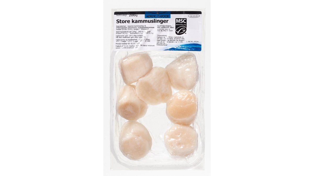 Nordic Seafood Kammuslinger