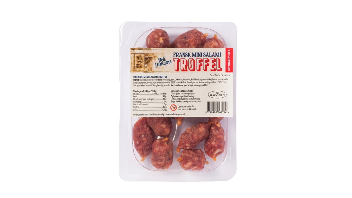 Deli Drengene Mini Saucisson Trøffel