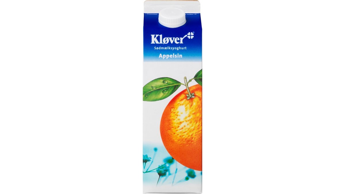Sødmælksyoghurt m. appelsin 3,3%, Kløver