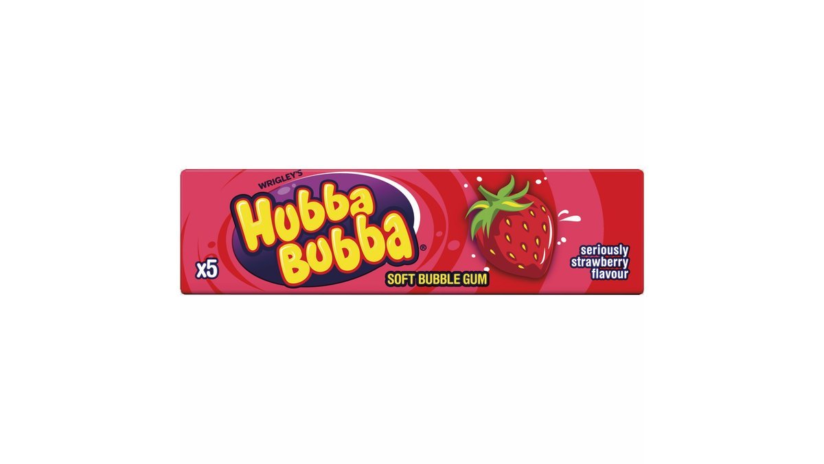 Hubba Bubba Tyggegummi Jordbær