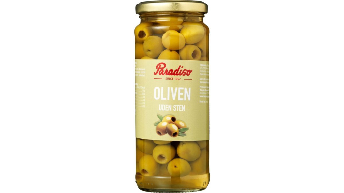Oliven grønne u. sten, Paradiso