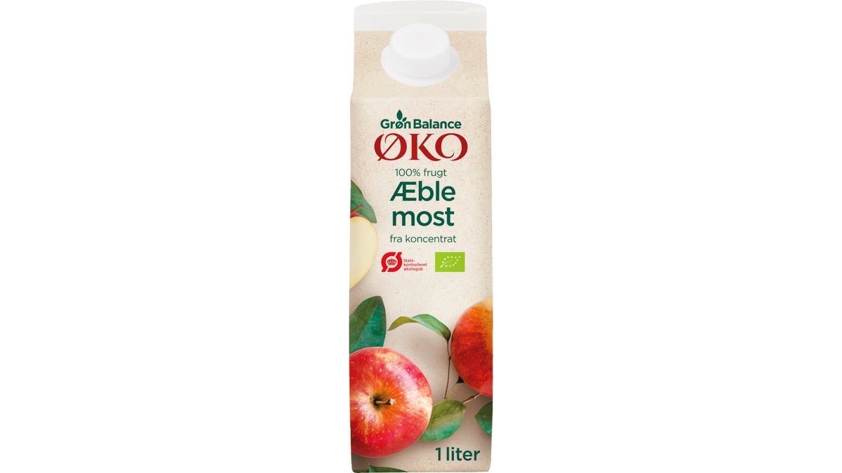 Æblemost øko. Grøn Balance