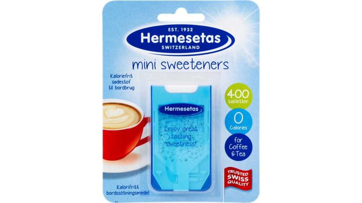 Sødetabletter, Hermesetas