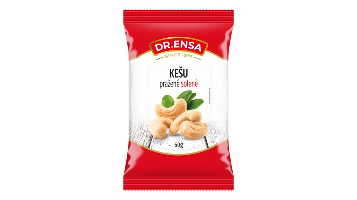 Dr. Ensa Kešu pražené solené, 60 g