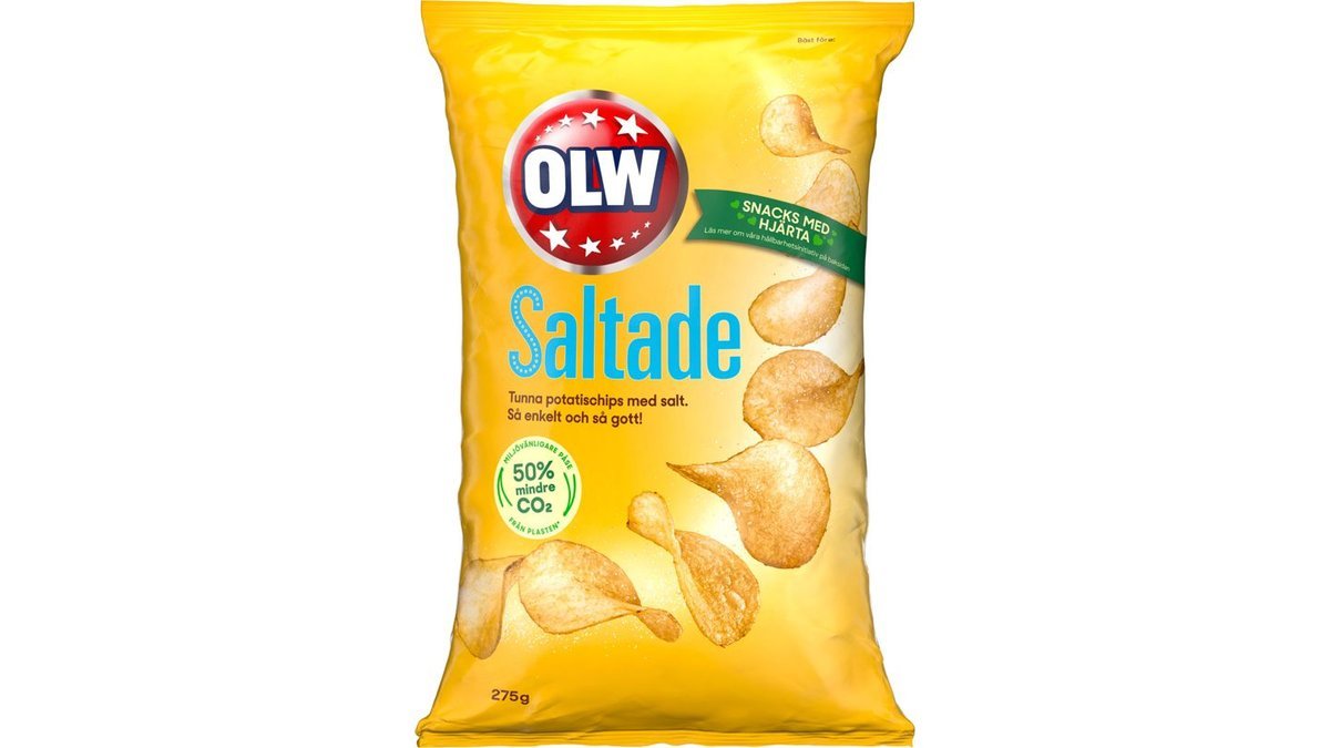 OLW Chips Lättsaltade, 275 g