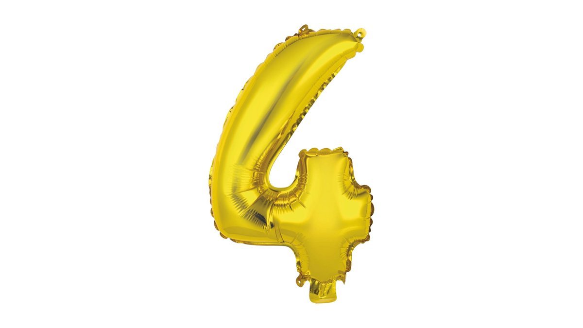 Numerofolio 4 kullanvärinen puhallettava 35 cm